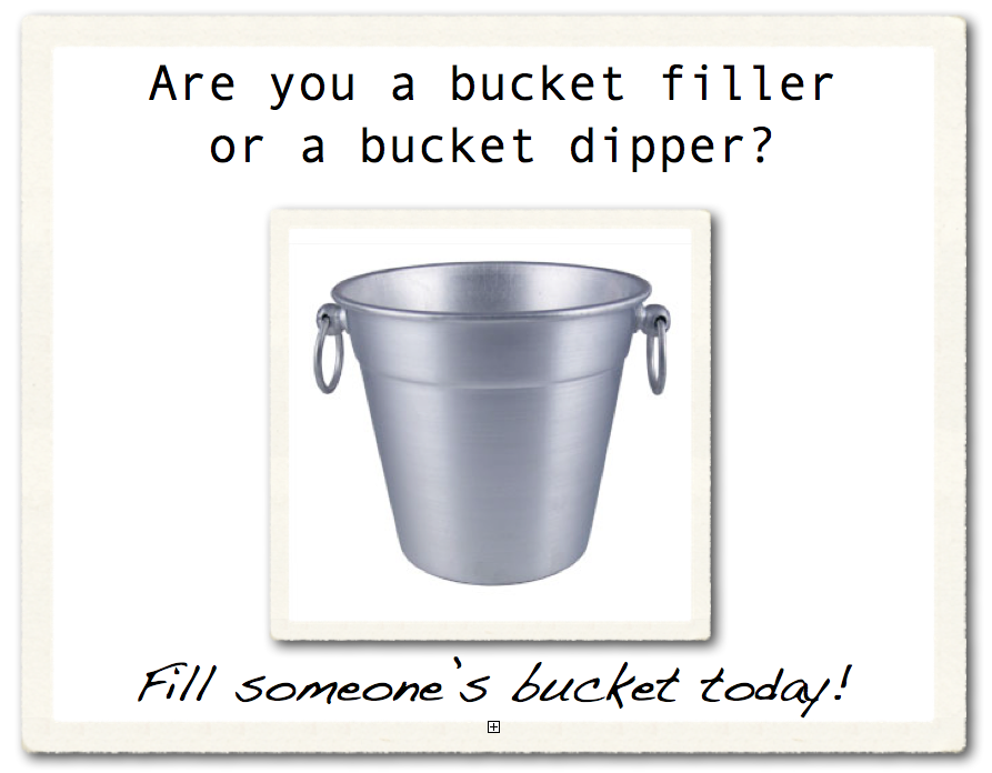 how full is your bucket